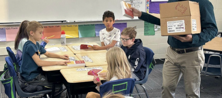 rotary-club-ludington-dictionary-donation